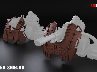 Desert Raiders - Heavy Support Squad of the Imperial Force 3D print model