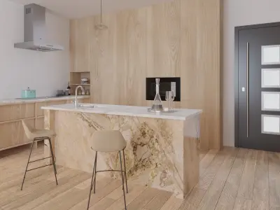 Chinese interior scene Free 3D model