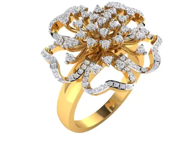  Women Ring Render 3dm STL MTL SLC JCD OBJ FBX Details 3D print model 47