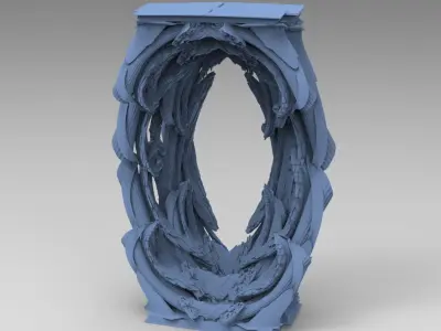 Eternity Portal Realms gate 1 3D model