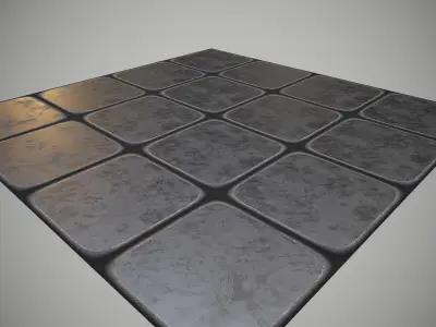 Metal tiled material Texture