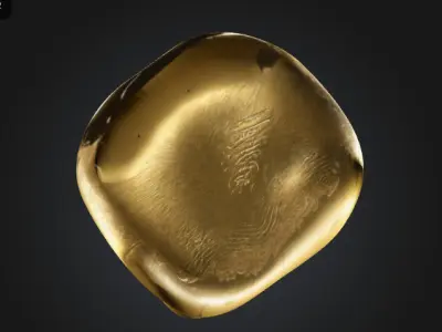 Golden Tooth 3D model