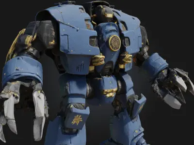 Mech Warrior Guardian 3D model