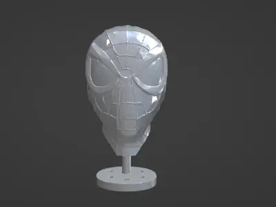 Spider-Man Head Sculpt - High-Detail 3D Model for Printing 3D print model