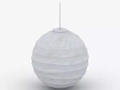 1510 - Hanging Lamp Low-poly 3D model