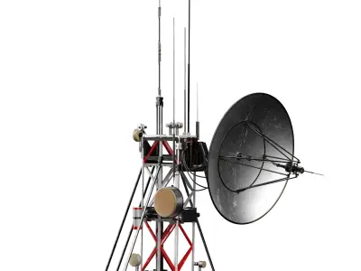 Satellite Dish 3D model