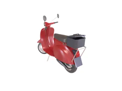 Scooter High Poly  3D model