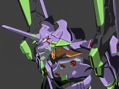 Evangelion Unit 01 - Rebuild of Evangelion 3D model