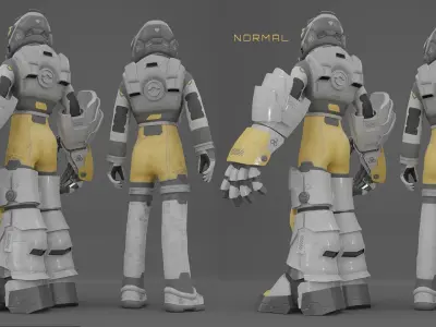 Asteria - Planet Explorer Low-poly 3D model