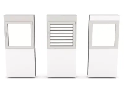 Window - Full wall section 3D model