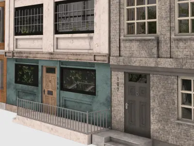 Classic European House 3D model
