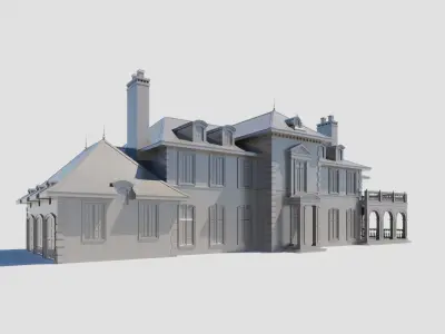 Build010 mansion 3D model