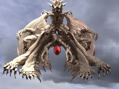 Halloween ivy Thrones 3D model