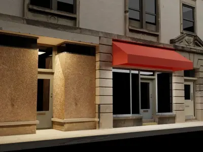 City Building 1 Low-poly 3D model