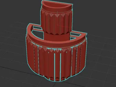 Leyland 3-Light Wall Sconce 3D model