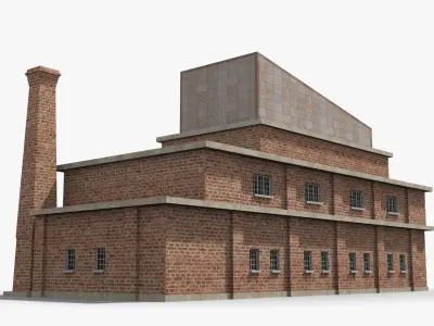 Factory xx24 Low-poly 3D model