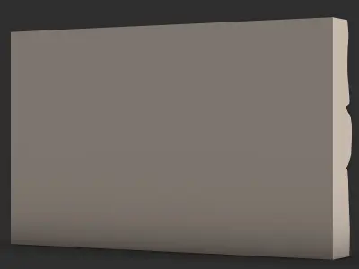 Fortress Stone Wall Section 3D print model purchase