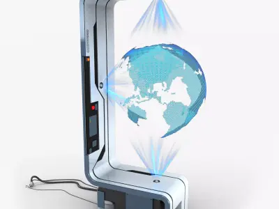 Sci-fi Holographic Display 3D model