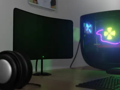 PC Gaming 3D model