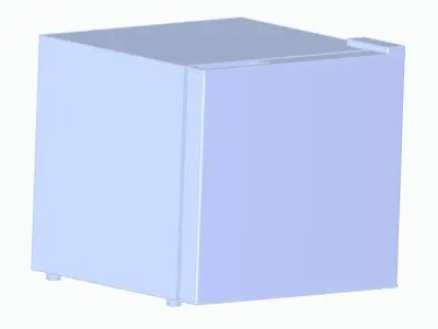 Mini Refrigerator 3D model