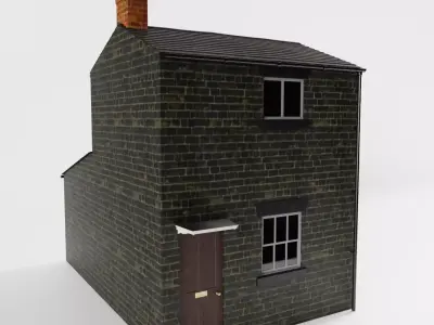 British Row Home 04 3D model