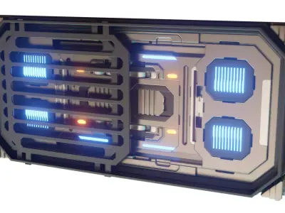 Scifi Panel 3D model