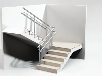 STAIRS abstract design 3D model