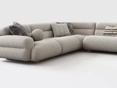 Valley Sofa H 3D model