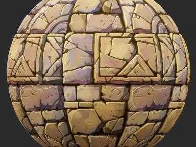 Stylized Floor Seamless Texture Texture 14