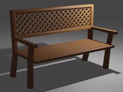 WOOD COOL  BRIGE  MAKE BY MR DELIGHT Low-poly 3D model