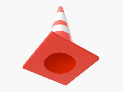 Road Cone 3D model