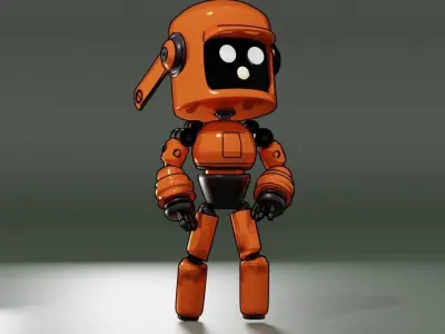 The robot nanny from the TV series love death and robots 3D model