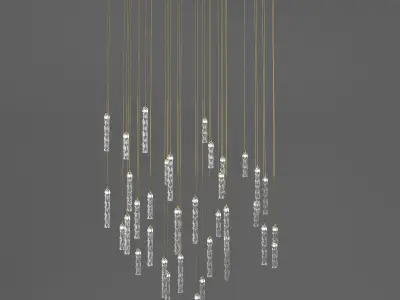 Shakuff chandelier 3D model