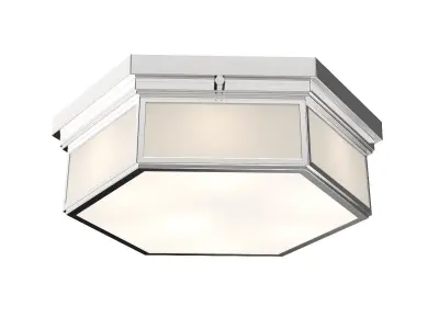 Berling Small Flush Mount 3D model