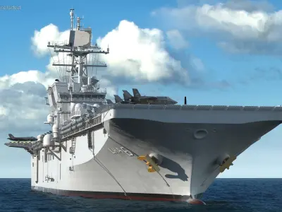  USS America LHA 6 with Aircrafts 