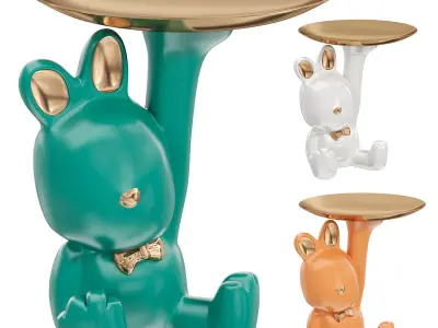 MagiDeal Rabbit Figurine Crafts Keys 3D model