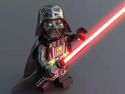Lego Darth Vader  3D model