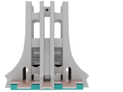 Kwame Nkrumah Mausoleum  3D Model Low-poly 3D model