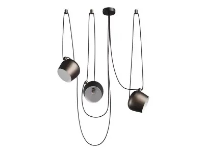 727133 Omega Lightstar chandelier hanging 3D model
