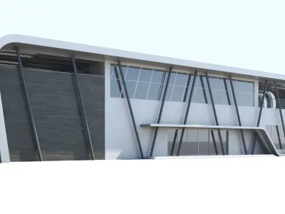 Modern Building  3D model