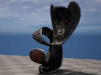 BANNER COBRA Low-poly 3D model