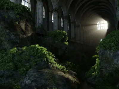 Scene ruins 3D model
