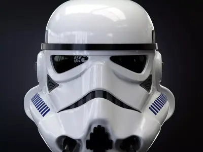Stormtrooper Helmet 3D model buy