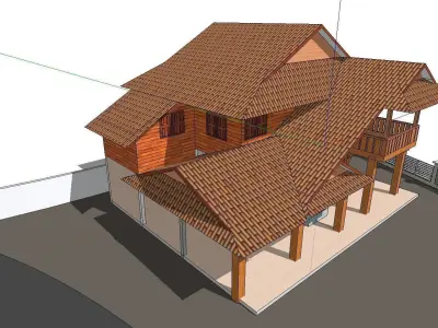 Creative Design-Holiday Cabin-099 3D model