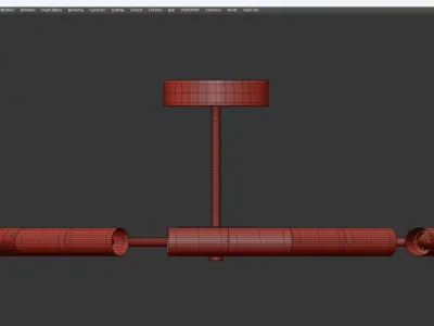 De Markt Low-poly 3D model
