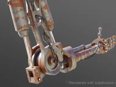 Robotic Arm 3D model 12