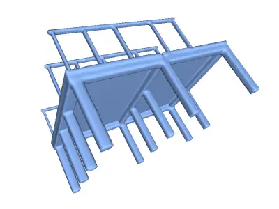 Wooden Pier Old 3D print model