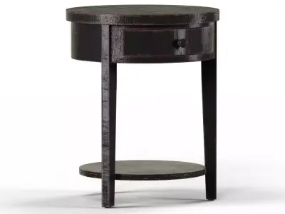 Storage End Table Low-poly 3D model