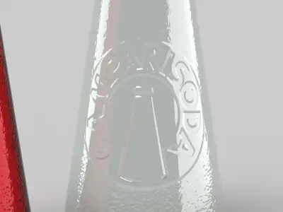 Campari Soda Bottles 3D model