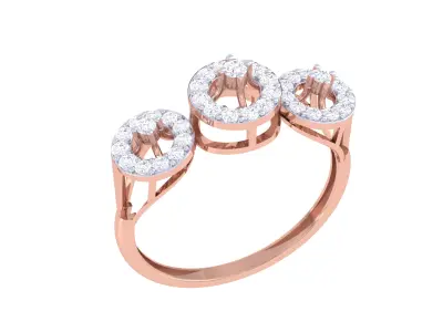  Women Ring MTL 3dm STL OBJ FBX Details 3D print model 76